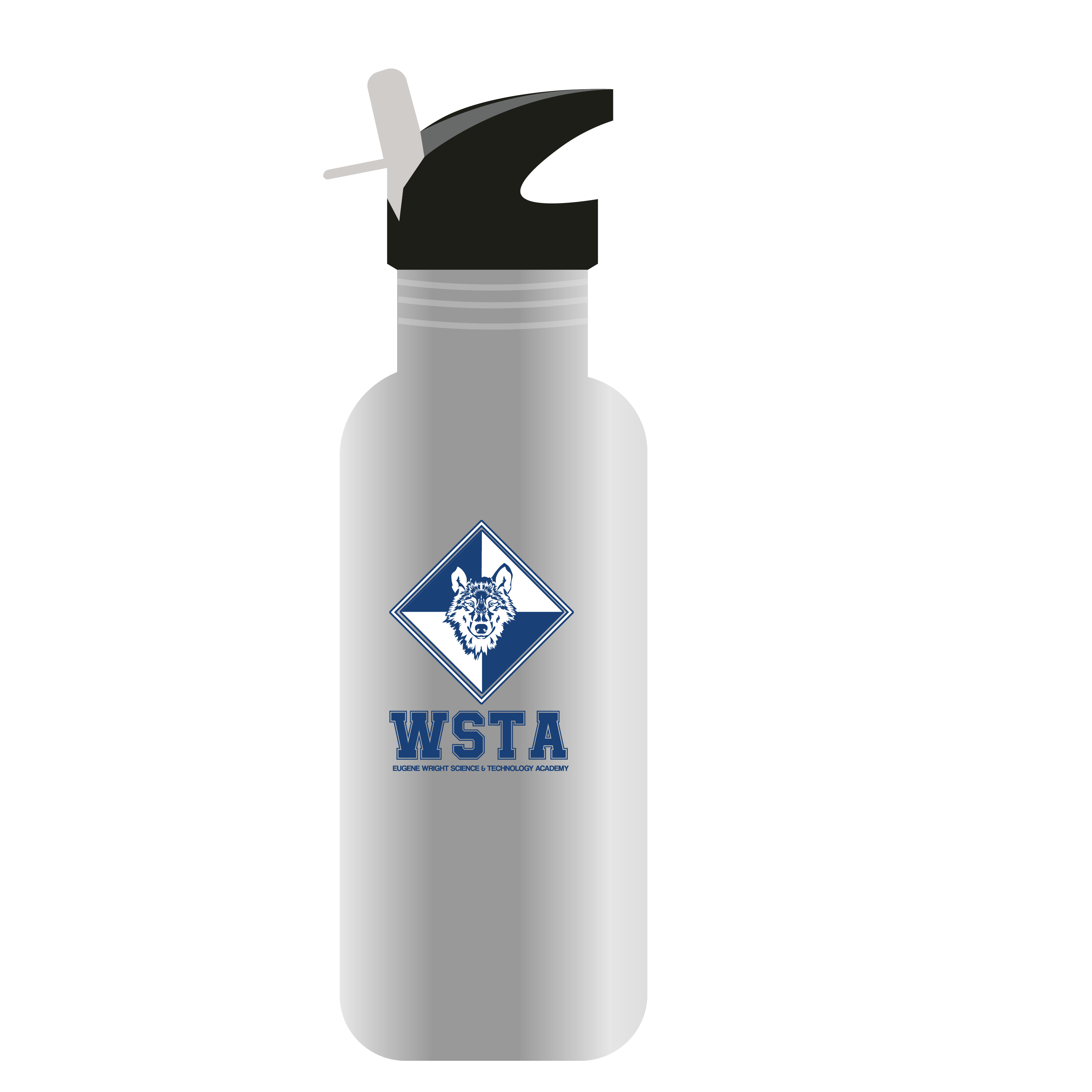 Wright Science & Technology Academy STAINLESS STEEL WATER BOTTLE STEM/STRAW TOP